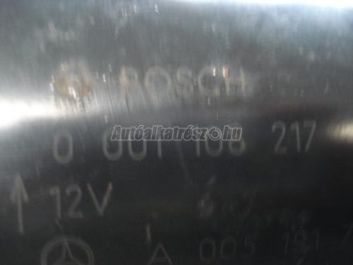 MERCEDES-BENZ VANEO,  A-OSZTÁLY,  B-OSZTÁLY - 2008 - 0001108217 - önindító