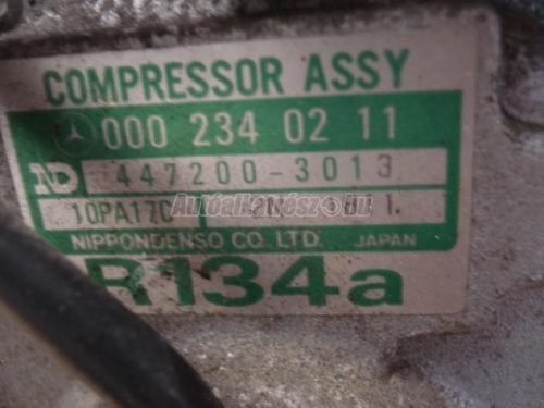 MERCEDES-BENZ E-OSZTÁLY - 000 234 02 11 - kompresszor, klíma
