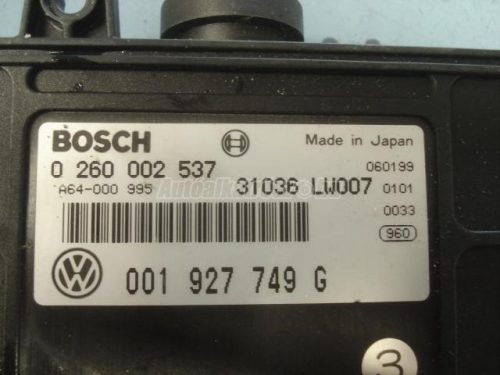 VOLKSWAGEN LUPO - 2003 - 001927749G - motorvezérlő elektronika
