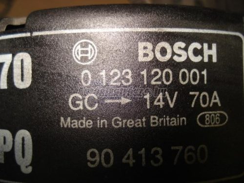 OPEL VECTRA,  VECTRA A - 1999/02 - 0123120001 - generátor