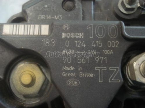 OPEL ASTRA,  ASTRA G - 2004 - 0 124 415 002 - generátor