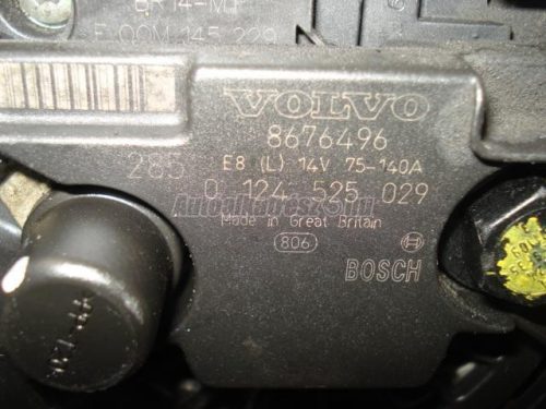 VOLVO S40,  V40,  S80,  XC70,  V70 - 2004/04 - 0124525029 - generátor