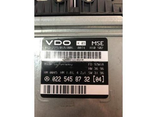 MERCEDES-BENZ C-OSZTÁLY - 1997 - 0225458732 - motor vezérlőegység
