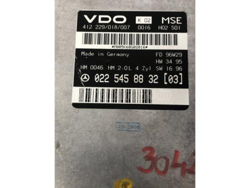 MERCEDES-BENZ E-OSZTÁLY - 2001 - 0225458832  - motorvezérlő elektronika