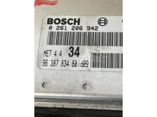 PEUGEOT 206 - 2001 - 0261206942, 9638783480 - motorvezérlő