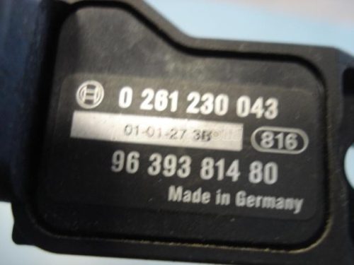PEUGEOT 306,  106,  PARTNER,  407,  206 | CITROEN C8,  SAXO,  BERLINGO,  XSARA - 1997 - 0261230043 - érzékelő, szívócső nyomás