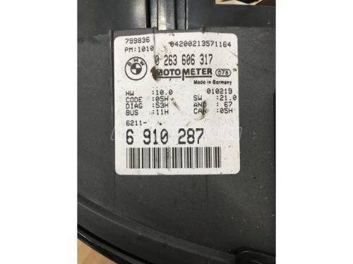 BMW 3-AS SOROZAT - 1999 - 0263606317, 6910287  - km óra