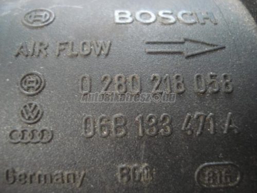VOLKSWAGEN PASSAT | AUDI A4,  A6 - 2003 - 0280218058 - légmennyiségmérő