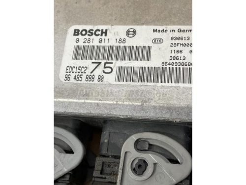 PEUGEOT 206 - 2002 - 0281011188, 9648588880 - motorvezérlő elektronika