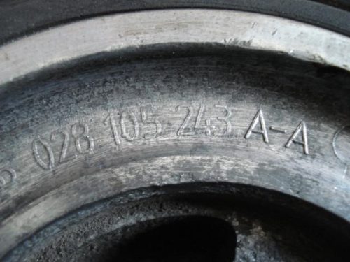 VOLKSWAGEN PASSAT,  GOLF III,  VENTO,  SHARAN,  POLO | AUDI 80 | SEAT TOLEDO,  IBIZA,  CORDOBA | FORD GALAXY - 1997 - 028105243G - Szíjtárcsa, főtengely
