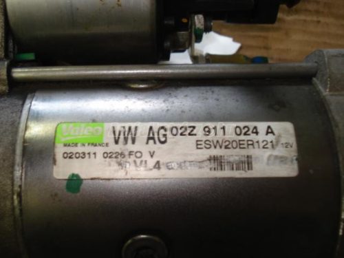 VOLKSWAGEN POLO,  GOLF VI,  PASSAT,  GOLF | SKODA ROOMSTER,  SUPERB,  FABIA | AUDI A3,  A1 - 2011/03 - 02Z911024A - önindító