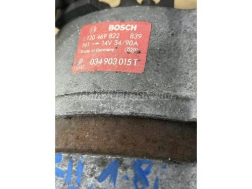 VOLKSWAGEN GOLF II,  JETTA II,  PASSAT,  SCIROCCO,  CORRADO | AUDI 100,  90 | SEAT TOLEDO - 1987 - 034903015T - generátor