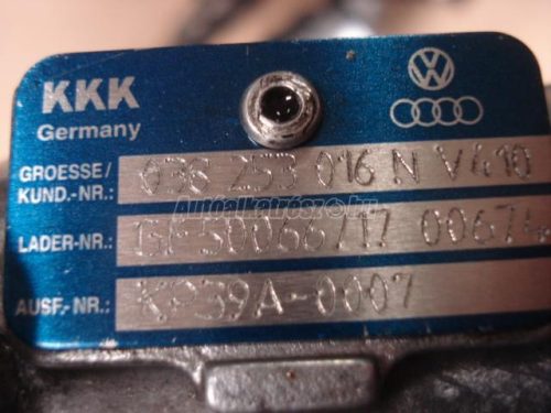 VOLKSWAGEN GOLF IV | AUDI A3 - 036253016N - turbó