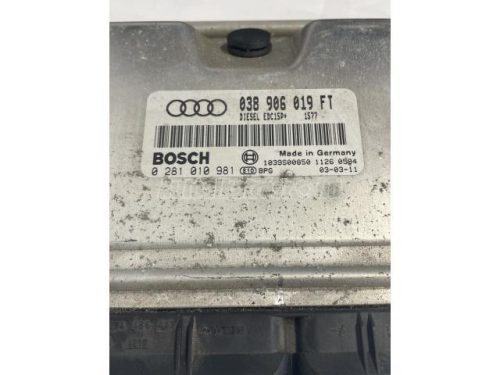 AUDI A3 - 2002 - 038906019FT ,  0281010981 - motorvezérlő elektronika