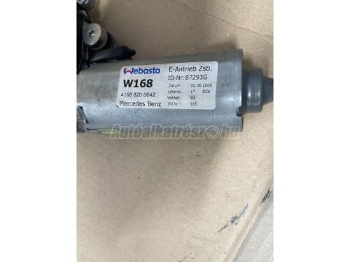 MERCEDES-BENZ A-OSZTÁLY - 2003 - 0390200003  - tetőablaknyitó motor
