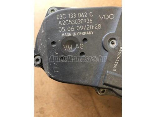 VOLKSWAGEN GOLF PLUS,  GOLF V,  CADDY,  POLO,  GOLF VI | SKODA ROOMSTER,  OCTAVIA,  FABIA | SEAT CORDOBA,  IBIZA,  LEON - 2010 - 03C133062C - fojtószelep ház