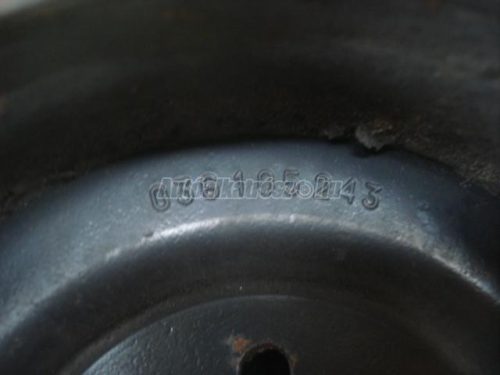 SKODA OCTAVIA | VOLKSWAGEN SHARAN,  CADDY,  GOLF IV,  NEW BEETLE,  BORA | AUDI A3 | SEAT ALHAMBRA,  INCA - 2009 - 03G105243 - Szíjtárcsa, főtengely