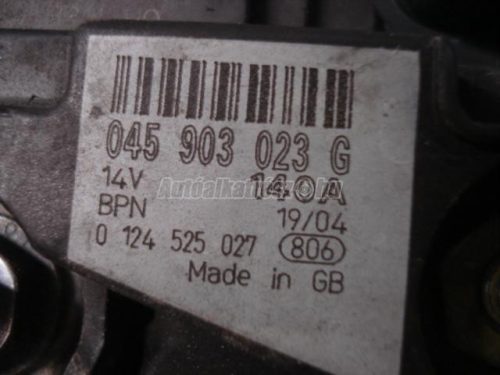 AUDI A4 | VOLKSWAGEN PASSAT,  TRANSPORTER,  GOLF III,  GOLF,  SHARAN,  POLO,  CADDY | FORD GALAXY | SEAT INCA - 045903023G - generátor szabályozó