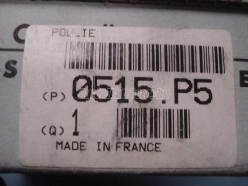 Szíjtárcsa, főtengely