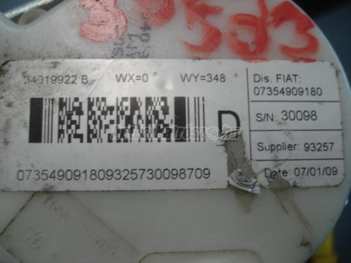 FIAT BRAVO - 2008 - 07354909180 - biztonsági öv