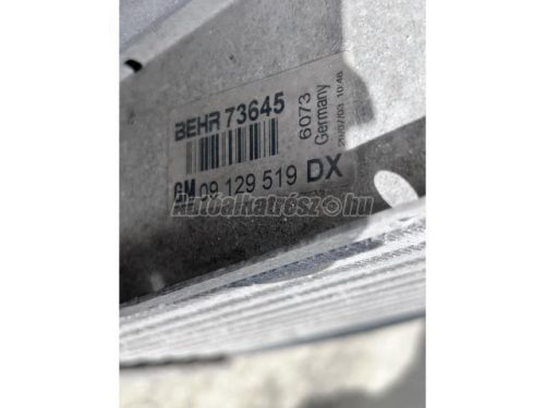 OPEL ASTRA G - 2001 - 09129517EJ, 24431828, 09129519DX - hűtő szett
