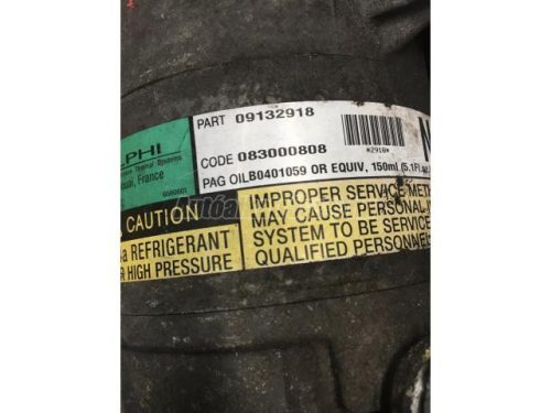 OPEL CORSA C,  ASTRA,  ASTRA G - 2002 - 09132918 - kompresszor, klíma