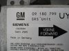 OPEL ASTRA G - 2003 - 09180799UY - légzsák indító