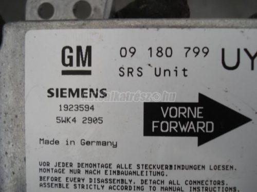OPEL ASTRA G - 2003 - 09180799UY - légzsák indító