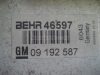 OPEL ASTRA,  ASTRA G - 2002 - 09192587 - töltőlevegőhűtő