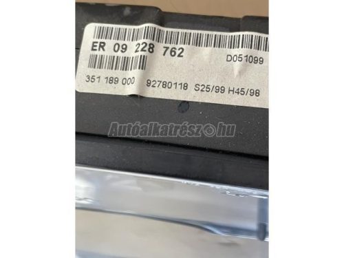 OPEL ZAFIRA A - 2004 - 09228762ER - km óra