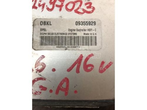 OPEL ASTRA G - 2001 -  09355929 - motor vezérlőegység