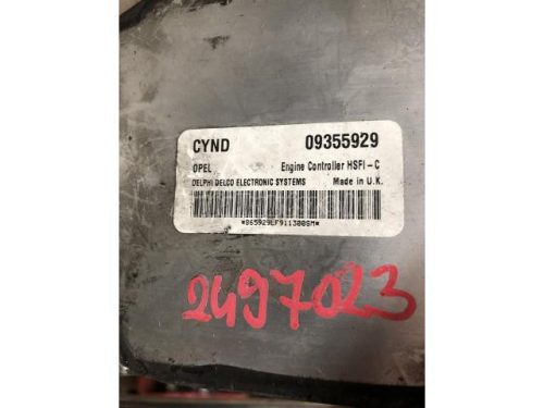 OPEL ASTRA G - 2001 -  09355929 - motor vezérlőegység