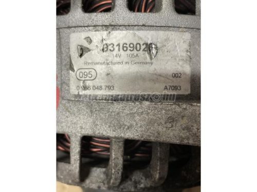 OPEL VECTRA C - 2006 - 0986048793 - generátor