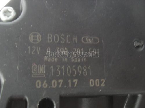 OPEL ASTRA H - 2006 - 13105981 - ablaktörlőmotor