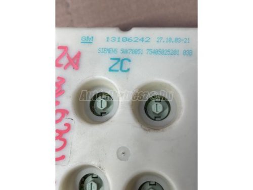 OPEL ZAFIRA A - 2002 - 13106242 - többfunkciós kijelző