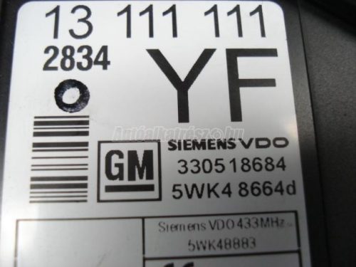 OPEL CORSA C - 2005/03 - 13111111F - komfort elektronika