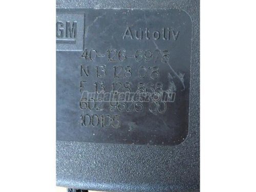 OPEL ASTRA H - 2007 - 13128019, 13128018 - biztonsági öv csat