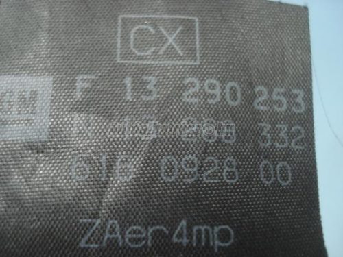 OPEL CORSA D - 2008 - 13290253 , 13290224 - biztonsági öv