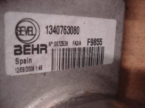 FIAT DUCATO - 2007 - 1340763080 - töltőlevegőhűtő