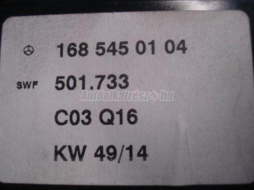 MERCEDES-BENZ A-OSZTÁLY - 2001 - 1685450104 - kapcsoló, főfényszóró