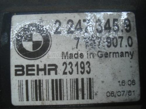 BMW 5-ÖS SOROZAT - 17.00-2 247 344.0 - vízhűtő