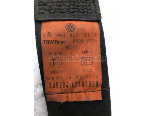 VOLKSWAGEN GOLF III - 1995/01 - 1H4857705A - biztonsági öv