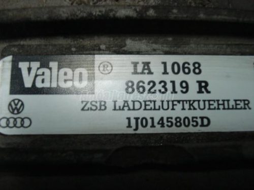 VOLKSWAGEN GOLF IV,  BORA,  GOLF | AUDI A3 | SKODA OCTAVIA | SEAT TOLEDO - 2000 - 1J0145805D - töltőlevegőhűtő