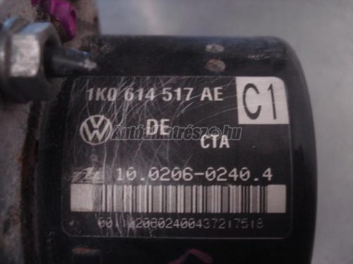 VOLKSWAGEN TOURAN,  GOLF V,  GOLF PLUS,  EOS | SEAT LEON - 2006 - 1K0907379AC, 1K0614517AE - abs tömb