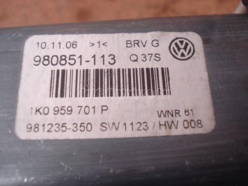 VOLKSWAGEN PASSAT VI - 2007 - 1K0959701P - ablakemelő motor