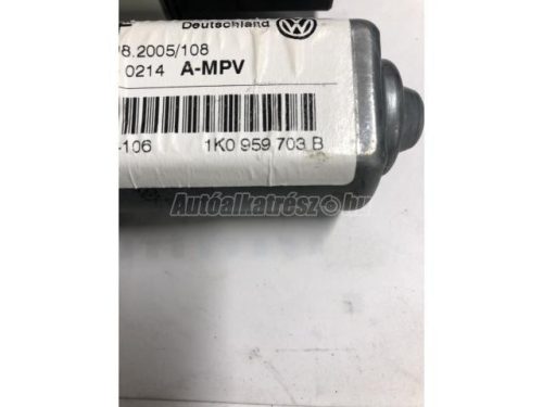 VOLKSWAGEN TOURAN - 2005 - 1K0959703B, 993424100 - ablakemelő motor