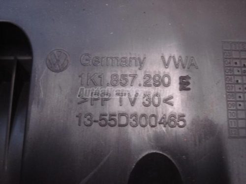 VOLKSWAGEN GOLF VI - 2011 - 1K1857290E - kesztyűtartó