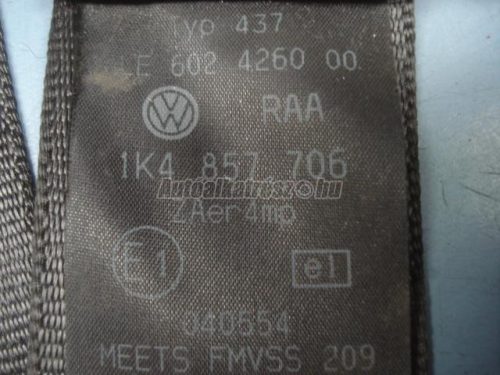 VOLKSWAGEN GOLF V - 2005 - 1K4857706 - biztonsági öv