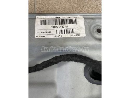 VOLKSWAGEN TOURAN - 2006 - 1T0839462M - ablakemelő szerkezet