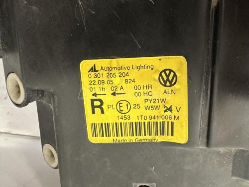 VOLKSWAGEN TOURAN - 2006 - 1T0941005M, 1T0941006M - fényszóró